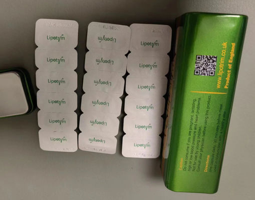 OEM Lipotrim 8 Herbal Weight Loss Capsule For Oral Administration Long Iron Box